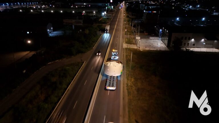 Magistrala 6 de metrou – Secțiunea NORD: Se transportă componentele TBM pentru stația Bruxelles